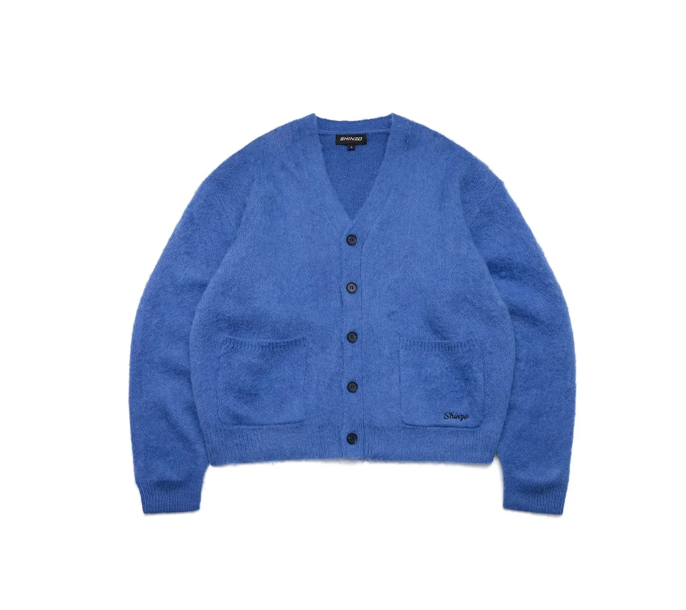 Kai Cobalt Blue Mohair Cardigan