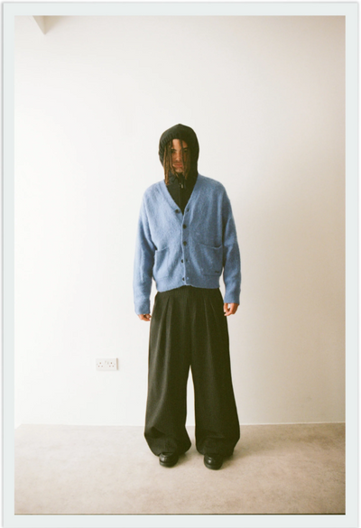 Kai Cobalt Blue Mohair Cardigan