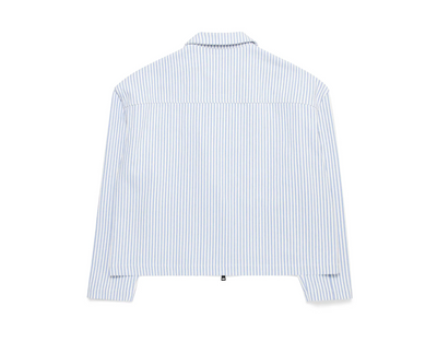Tomokazu Pinstripe Canvas Workwear Jacket