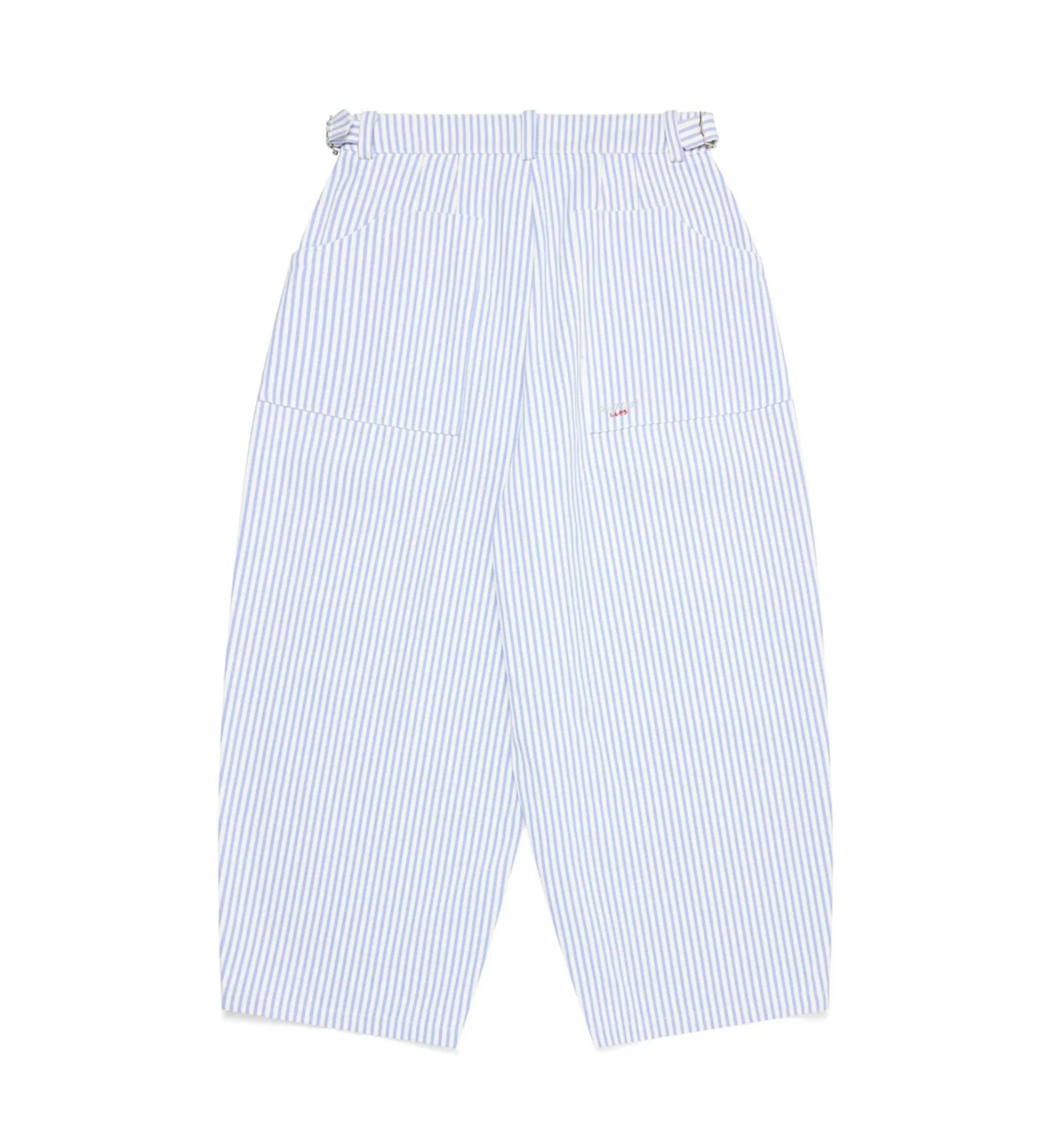 Tomokazu Canvas Balloon Pinstripe Pants