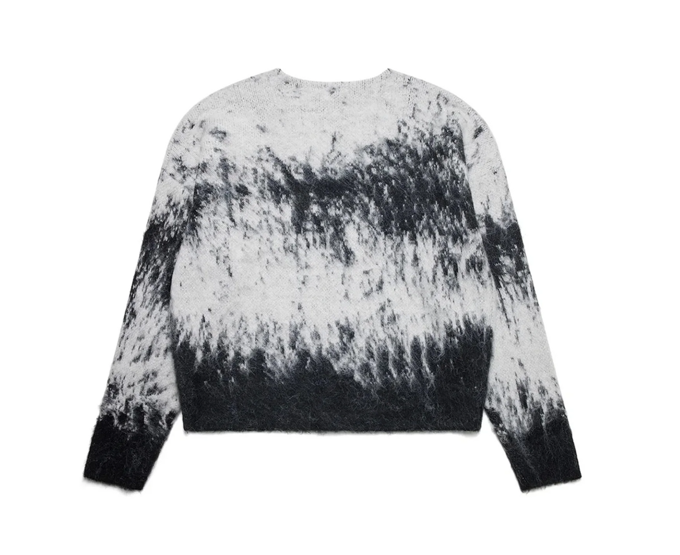 Raw Seam Mohair Cardigan