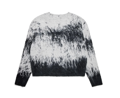 Raw Seam Mohair Cardigan