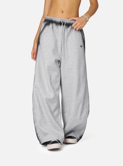 INKJET SUPER BAAGGY BARREL SWEATPANTS