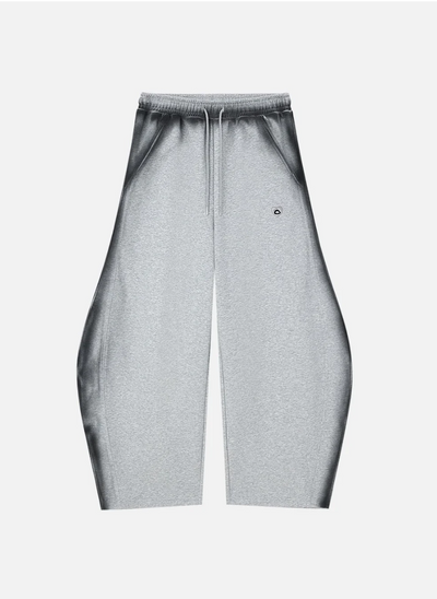 INKJET SUPER BAAGGY BARREL SWEATPANTS