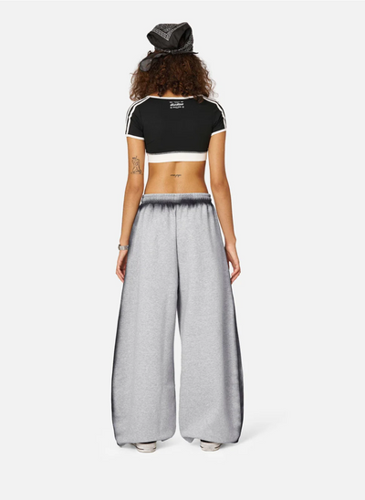INKJET SUPER BAAGGY BARREL SWEATPANTS