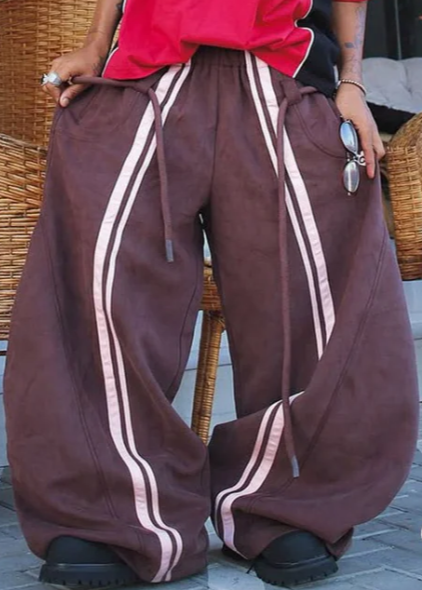 Striped Drift Barrel Sweatpants