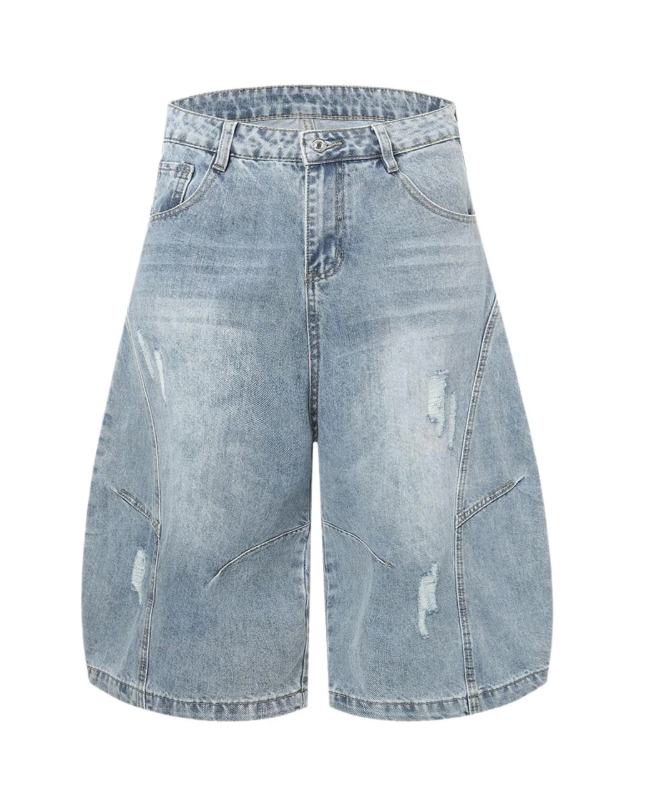 Urban Shred Distressed Split Jorts