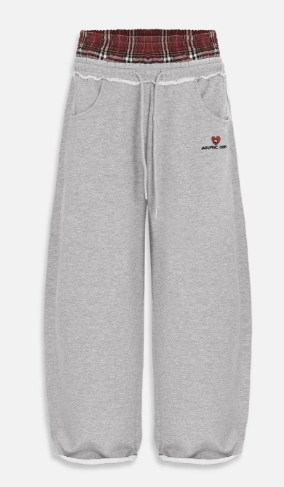 Double Layer Waist Street Sweatpants
