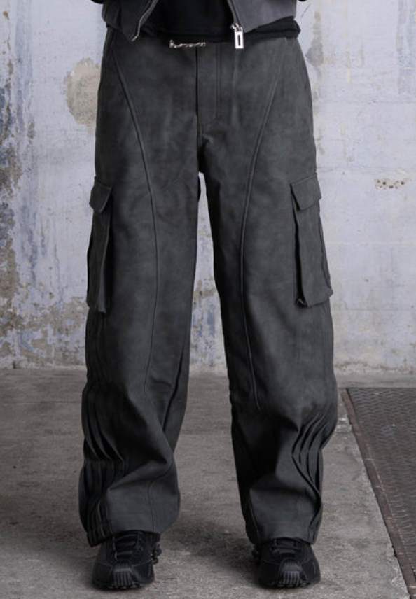 Men’s Dark Grey Cargo Pants