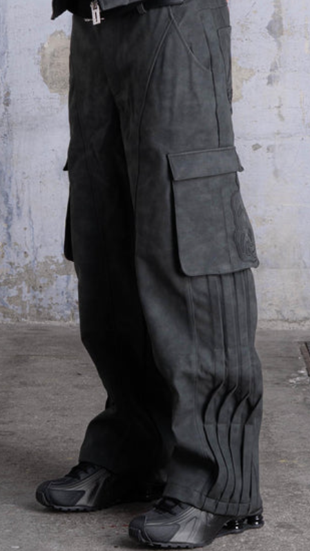 Men’s Dark Grey Cargo Pants