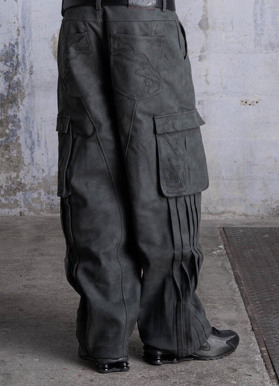 Men’s Dark Grey Cargo Pants
