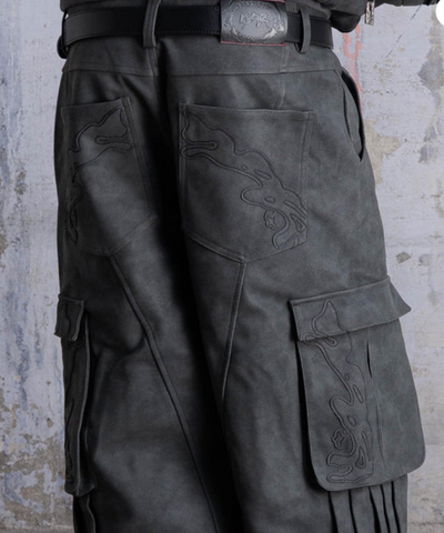 Men’s Dark Grey Cargo Pants
