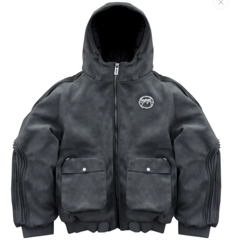 Men’s Dark Grey Bomber Jacket
