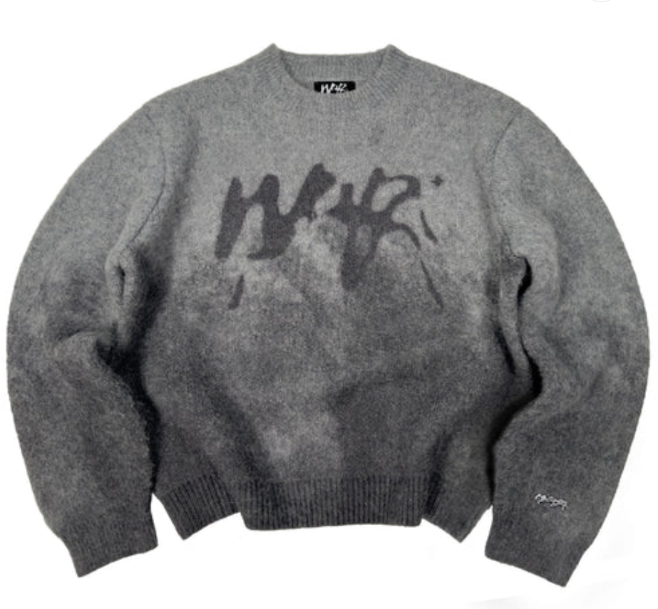 Dark Grey PUFFY Knit