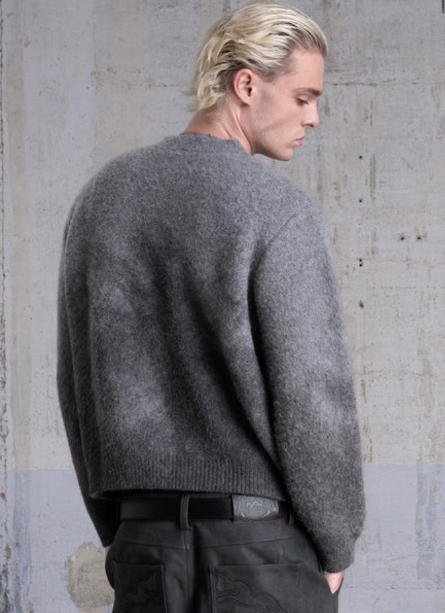 Dark Grey PUFFY Knit