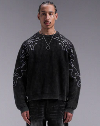 Black ABYSSAL Knit