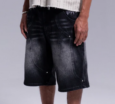 Washed Black ARCH Shorts