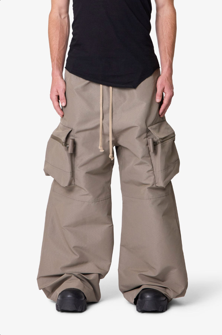 ZIP CARGO POCKET RAVE PANTS