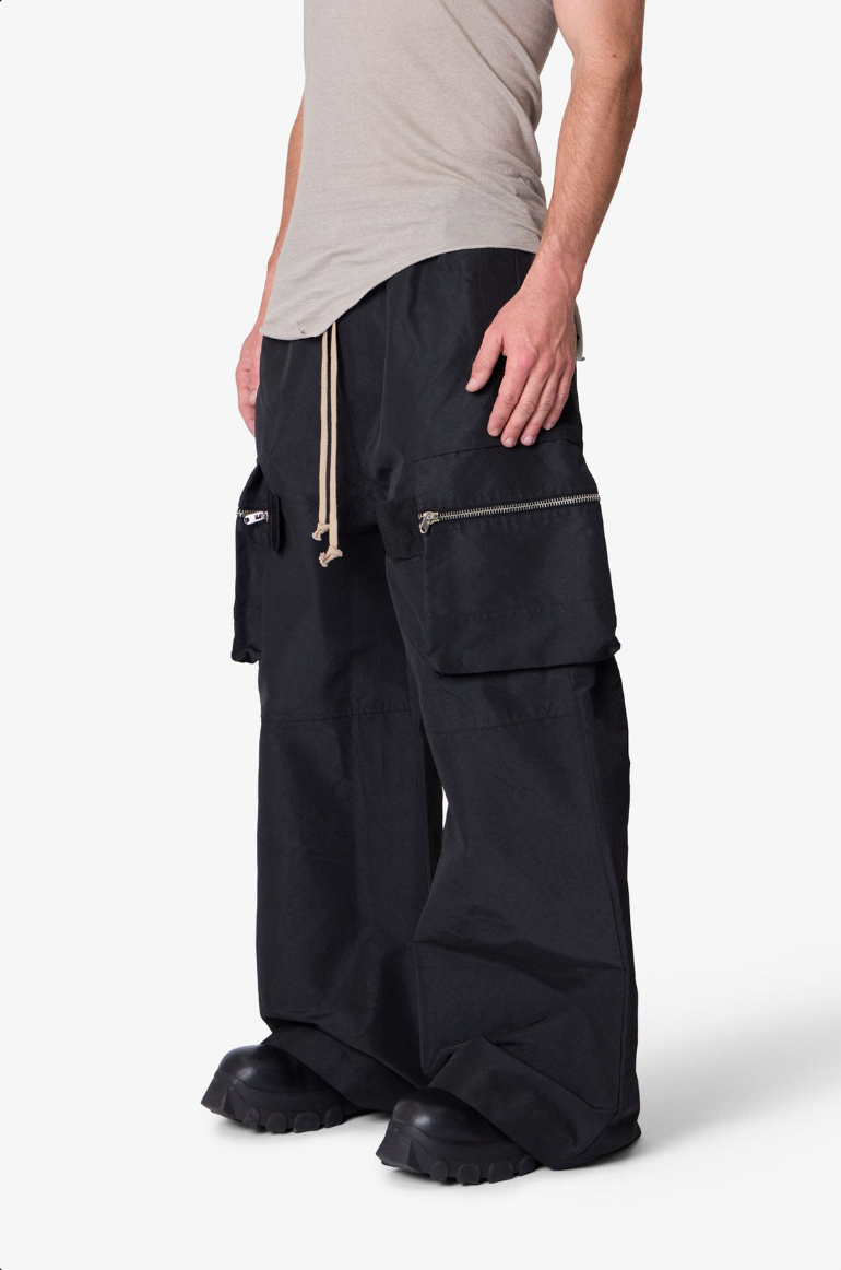 ZIP CARGO POCKET RAVE PANTS