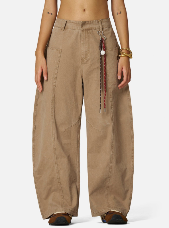 Baseball Chainlink Baggy Barrel Pants