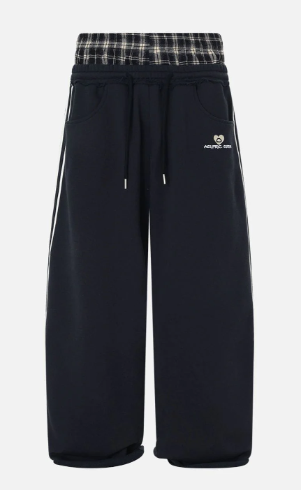Double Layer Waist Street Sweatpants