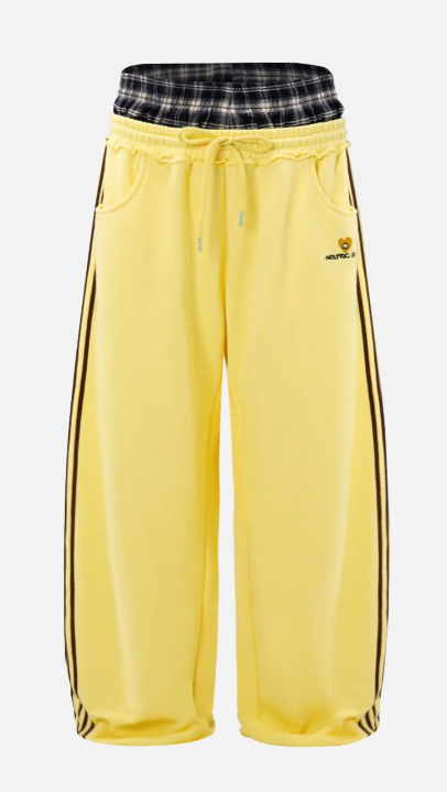 Double Layer Waist Street Sweatpants