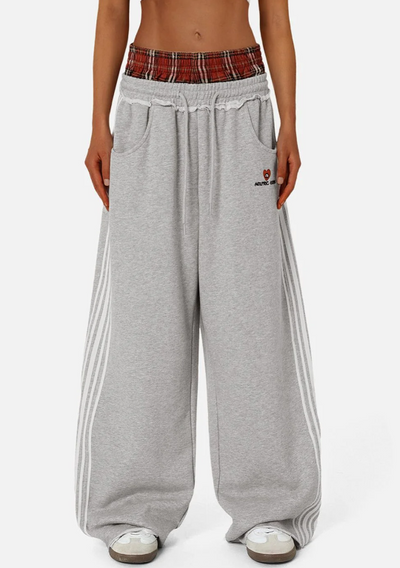 Double Layer Waist Street Sweatpants