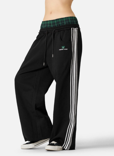 Double Layer Waist Street Sweatpants