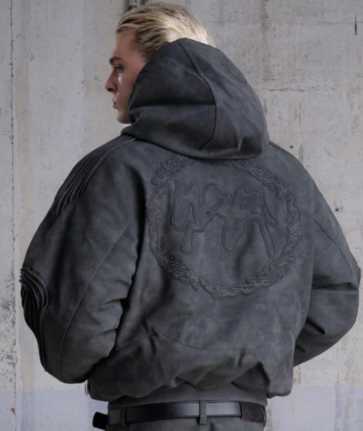 Men’s Dark Grey Bomber Jacket