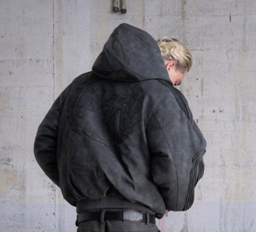 Men’s Dark Grey Bomber Jacket