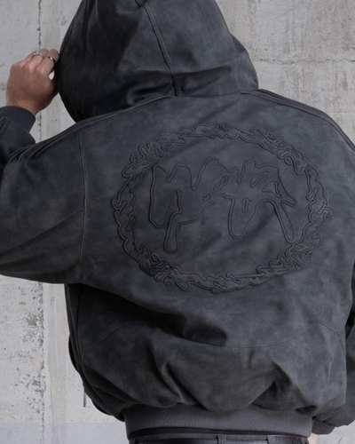 Men’s Dark Grey Bomber Jacket